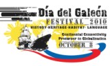 Cartel oficial del Festival del Día del Galeon (Filipinas)